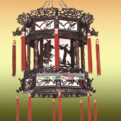 Chinese Hand Made Painted Two Layers Palace Lantern - Ancient Chinese
