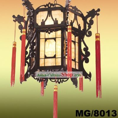 Hand Made Chinese Classical Antique Dragons Palace Ceiling Lantern