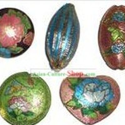 50 Pieces Chinese Classic Classic Large Cloisonne Beads