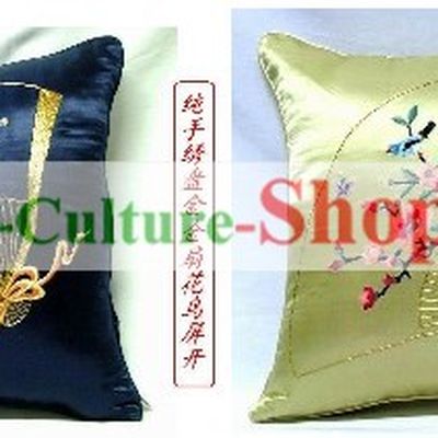 Chinese Classic Hand Embroidered Cushion for Learning on