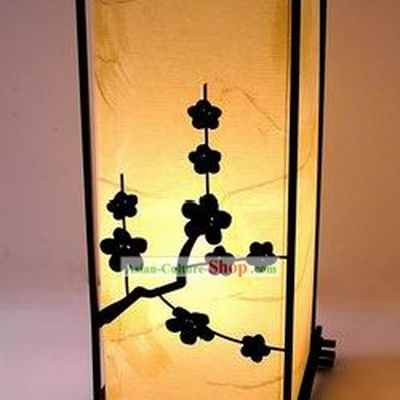 Ancient Style Plum Blossom and Moon Silk Lantern