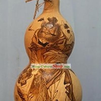 Chinese Classic Hand Made and Painted Calabash-Zhong Kui