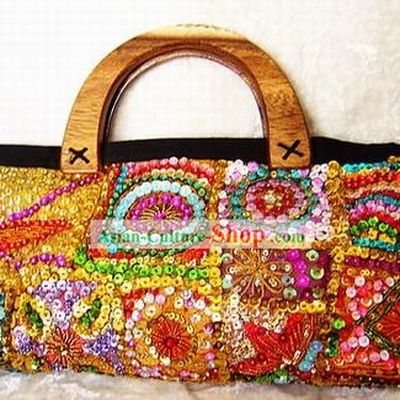 Indian Super Beautiful Hand Embroidered Handbag