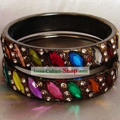 Indian Stunning Beautiful Precious Stones Bracelet