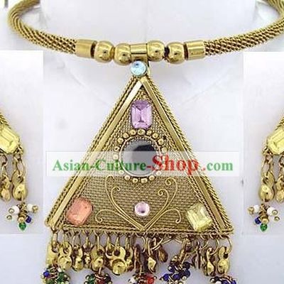 Indian 24K Handcrafted Ethnic Fully Crafted Jewellery Set