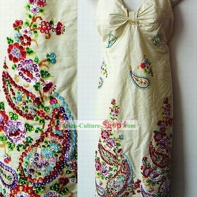 Indian Super Beautiful Hand Embroidered Long Skirt