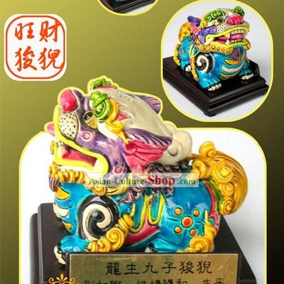 Chinese Classical Cochin Ceramics Statues Nine Sons of the Dragon-Suo Ni