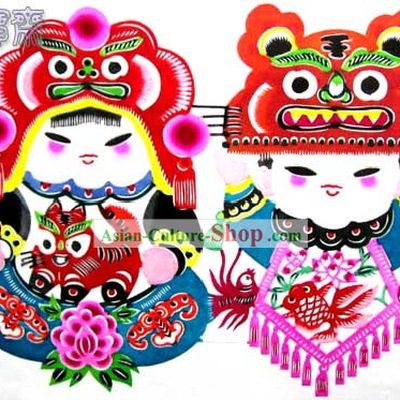 Chinese Paper Cuts-A hundred year is good to match