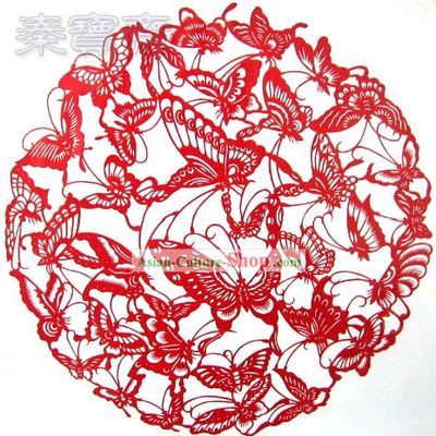 Chinese Paper Cuts-Peacock Princess