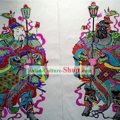 Chinese Paper Cuts Classics-Door God 1