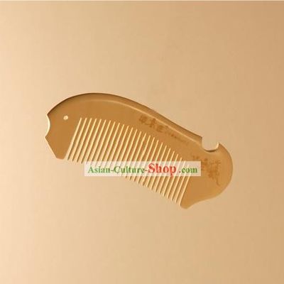 Carpenter Tan Handicraft Box Wooden Comb