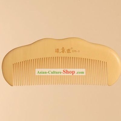 Carpenter Tan Handicraft Natural Box Wooden Straight Hair Comb