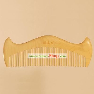 Chinese Carpenter Tan 100 Percent Handicraft Natural Box Comb