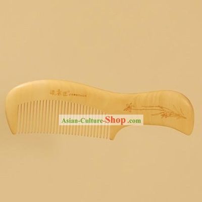 Chinese Carpenter Tan 100 Percent Handicraft Natural Box Comb Classic