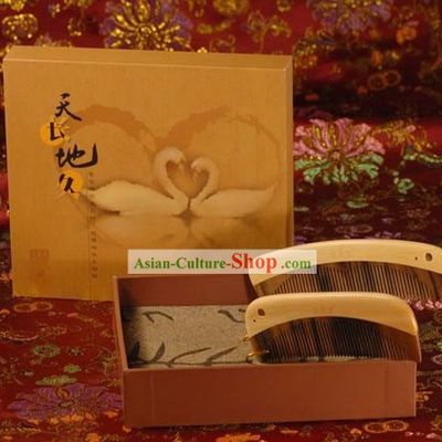 Chinese Carpenter Tan Hand Made Lovers Gift Set-Everlasting