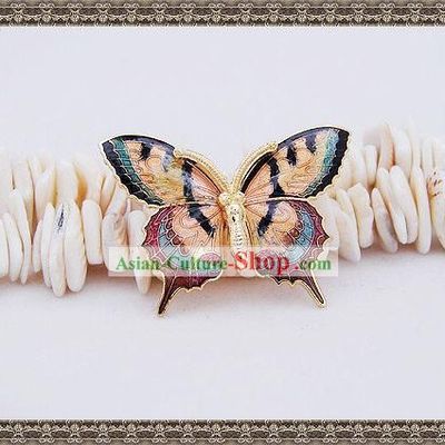 Chinese Ancient Mandarin Style Butterfly Brooch