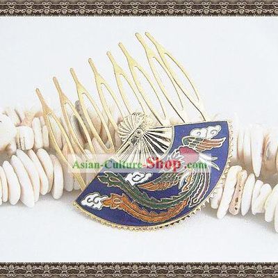 Chinese Classic Cloisonne Hairpin-Phoenix