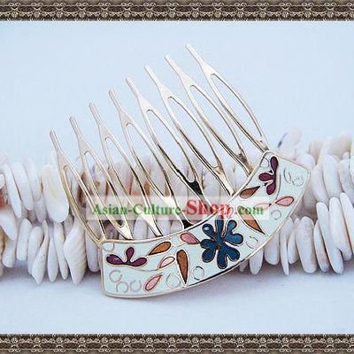 Chinese Classic Cloisonne Hairpin-White Princess