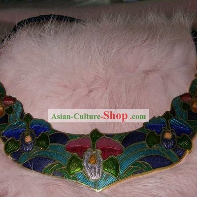 Chinese Stunning Cloisonne Necklace