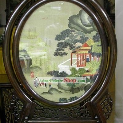 Chinese Double-sided Embroidery Handicraft-China Landscape