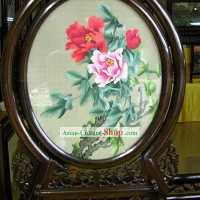 Chinese Double-sided Embroidery Handicraft-Blooming Peony