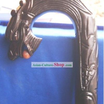 Chinese Hand Carved Dragon Cane