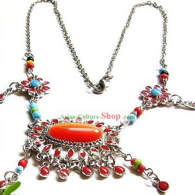 Tibetan Stunning Ancient Type Necklace-Son of Sun