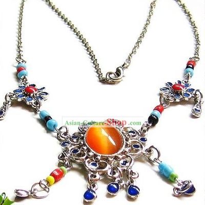 Tibetan Stunning Ancient Type Necklace-Daughter of Sun