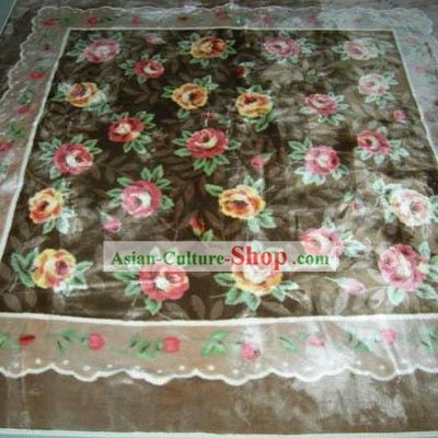 Art Decoration Chinese Thick Nobel Garden Rug Carpet (185*192cm)
