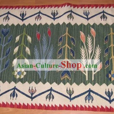 Art Decoration China Tibetan Large Hand Made Wool Rug (70¡Á135cm)