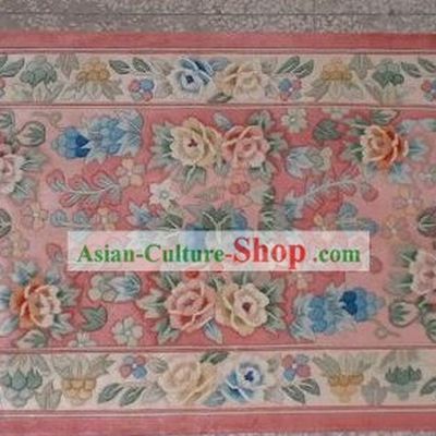 Art Decoration Chinese Hand Made Thick Silk Arras Tapestry Rug (87x120cm)