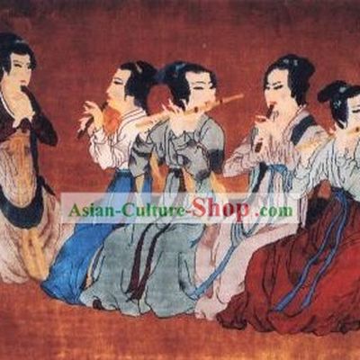 Art Decoration Chinese Hand Made Thick Silk Arras Tapestry Rug (150x120cm)