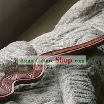 Hand Carved Chinese Traditional Walnut Hair Pin (Hairpin)- Years