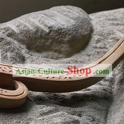Hand Carved Chinese Traditional Walnut Hair Pin (Hairpin)- Born