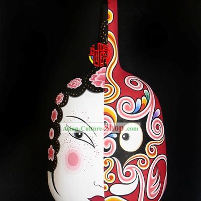 Chinese Hand Painted Du Huo Ma Shao Hanging Mask