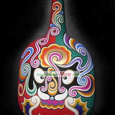 Chinese Hand Painted Du Huo Ma Shao Hanging Mask 2