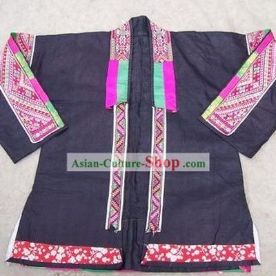 Chinese Miao Tribe Hand Embroidery Collectible-Stunning Dress for Woman
