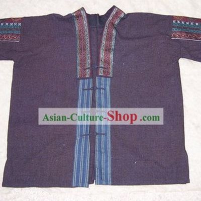 Chinese Stunning Miao Tribe Hand Embroidery Collectible-Dress for Man