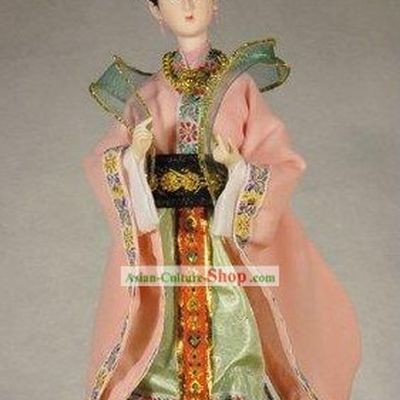 Handmade Peking Silk Figurine Doll - Li Qingzhao (Ancient Poet)