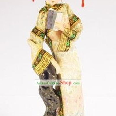Handmade Peking Silk Figurine Doll - Lin Daiyu in Dream of Red Chamber