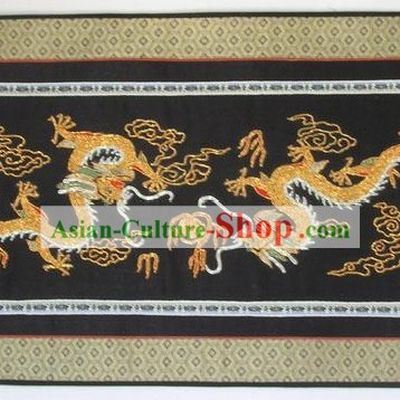 Chinese Hand Embroidered Handicraft-Dragons