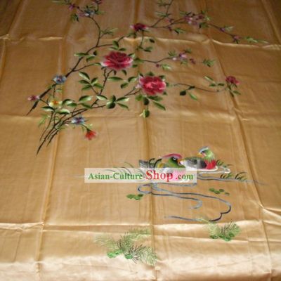 Chinese Hand Embroidery Bedcover-Lucky Dragon