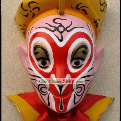 Handcrafted Peking Opera Mask Hanging Decoration - Monkey Sun of Western Journey