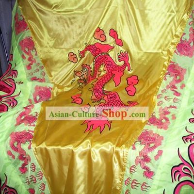 Large Traditional Dragon Dance and Lion Dance Giant Silk Triangular Flag