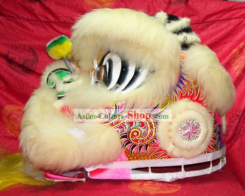 Competition and Parade Laser Southern FUT SAN Lion Dance Costumes Complete Set (multicolor)