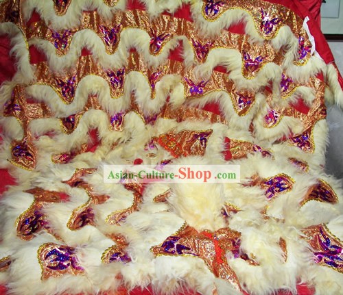 Traditional Bat (Fu) Stripe Southern Lion Dance Tail, Pants and Shoes Set