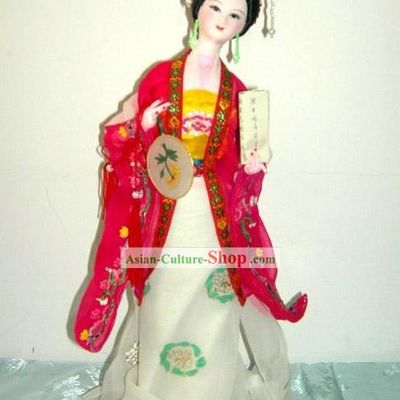 Handmade Peking Silk Figurine Doll - Shang Guan Wan Er