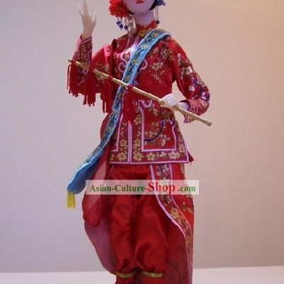 Handmade Peking Silk Figurine Doll - Shi San Mei