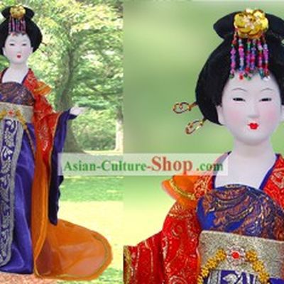 Handmade Peking Silk Figurine Doll - Tang Dynasty Beauty Empress 2