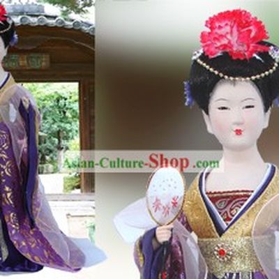 Handmade Peking Silk Figurine Doll - Tang Dynasty Beauty Empress 4